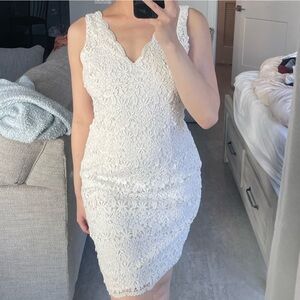 Ann Taylor White Dress